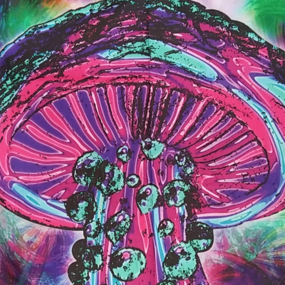 Wall Hanging Tapestry Mushroom Psychedelic NEW - Picture 4 of 6